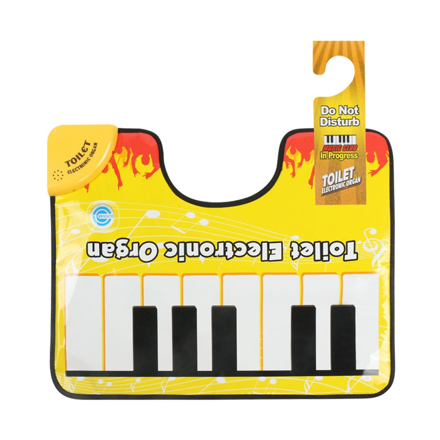Tapete de Música para Banheiro em Casa, Tapete Criativo com Som de Piano, Almofada Musical Engraçada para o Chão do Piano, Tapete Antiderrapante para Banheira