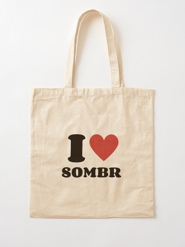 Sombr World Tour Tote Bag Shopping Bag Print Original Design White Unisex Travel Canvas Casual Bag Commuting Portable Handbags