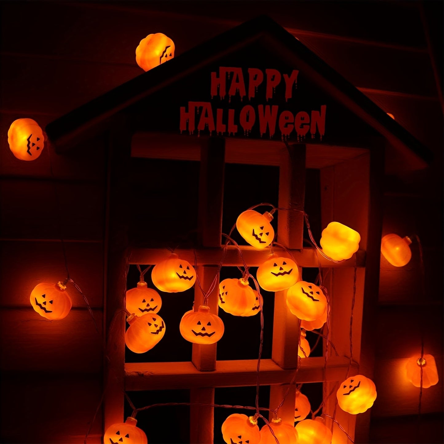 3M/4.5M Halloween Pumpkin Lantern String LED Halloween atmosphere Festival Party Garden Decoration