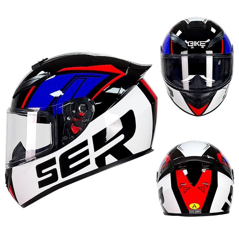 Capacete Fechado Bluetooth Retro para Motocicleta, Quatro Estações, Quente de Inverno, Antiembaçante, com Fone de Ouvido para Corridas de Rua