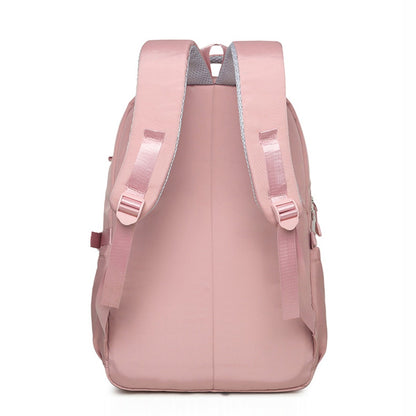 Large-capacity college students lightweight spine bag, outdoor sports travel lovers backpack, with computer pocket inside