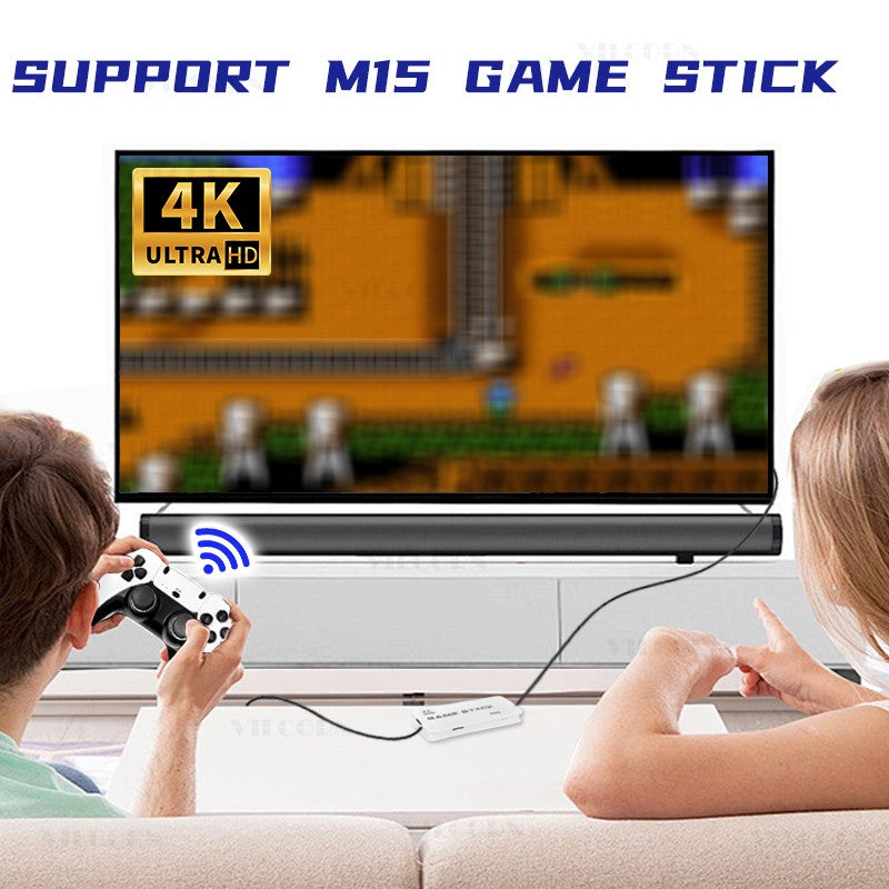 VILCORN 1PC/2PCS 2.4G Wireless Gamepad for M15 & X9 Game Stick Plug & Play Game Controller for SF3000HD Handheld Console Gaming