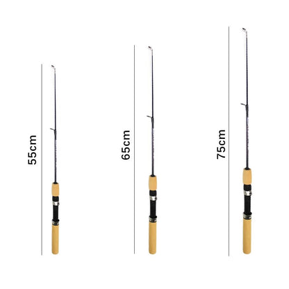 55/65/76cm Scalable Mini Winter Ice Fishing Shrimp Rod, Ice Fishing Rods, Lure Fishing Rods, Fishing Tackle Accessories