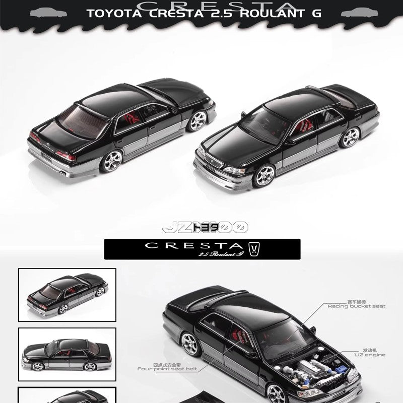 Novo Mortal 1:64 Toyota Cresta Apa-Xpo 2025 Edição Evento Modelos de Carro de Liga Brinquedos Personalizados Simulados de Uma Peça Presente Miniatura Veículo