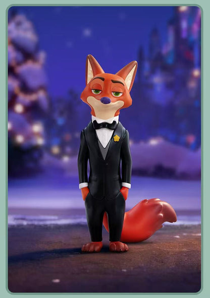 Disney Zootopia 2 Nova Jornada Série Colecionável - Figuras Articuladas Nick & Judy Caixa Surpresa Animado Presente de Filme para Crianças