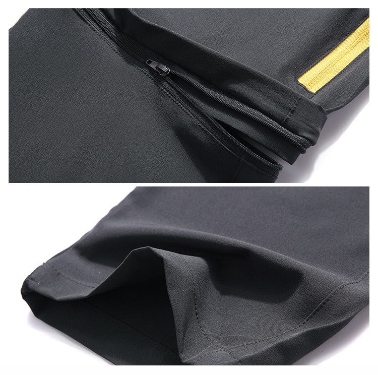 TRVLWEGO Men's Camping Hiking Pants Trekking High Stretch Summer Thin Waterproof Quick Dry UV-Proof Outdoor Travel Trousers