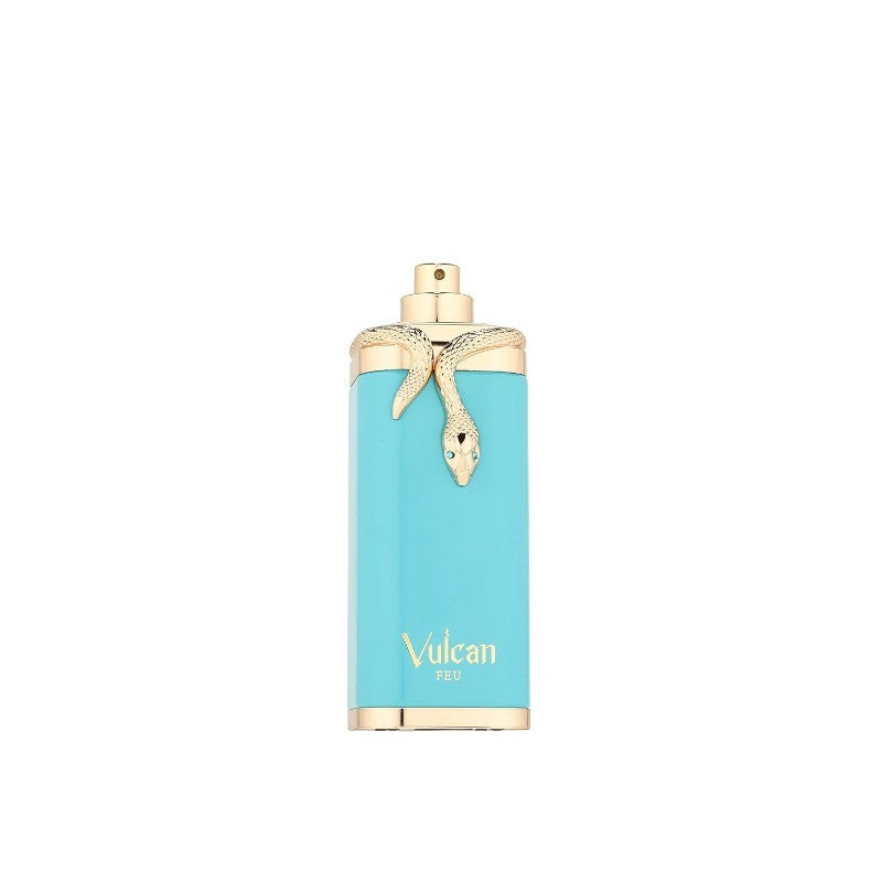 French Avenue Vulcan Feu Eau de Parfum Spray 100ml Perfumes Árabes Originais Perfume Floral Duradouro com Feromônios Colônia Maquiagem 3.4 Fl Oz