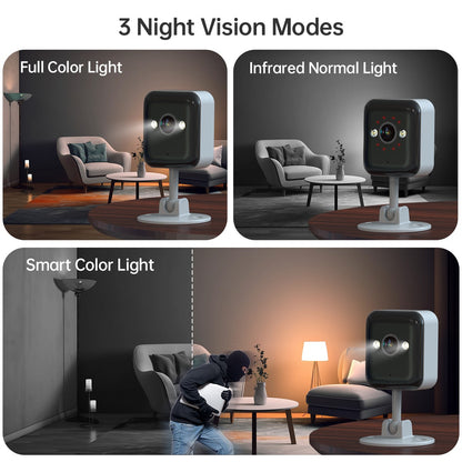 Jooan 1080P Outdoor Wifi IP Camera CCTV Surveillance Camera Waterproof Mini Camera 5 X Zoom Color Night Smart Home Baby Monitor