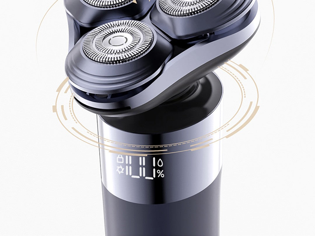 Mijia Electric Shaver S302 LED Digital Display IPX7 Waterproof 800mAh Tpye-C Rechargeable Razor Shaver for Men