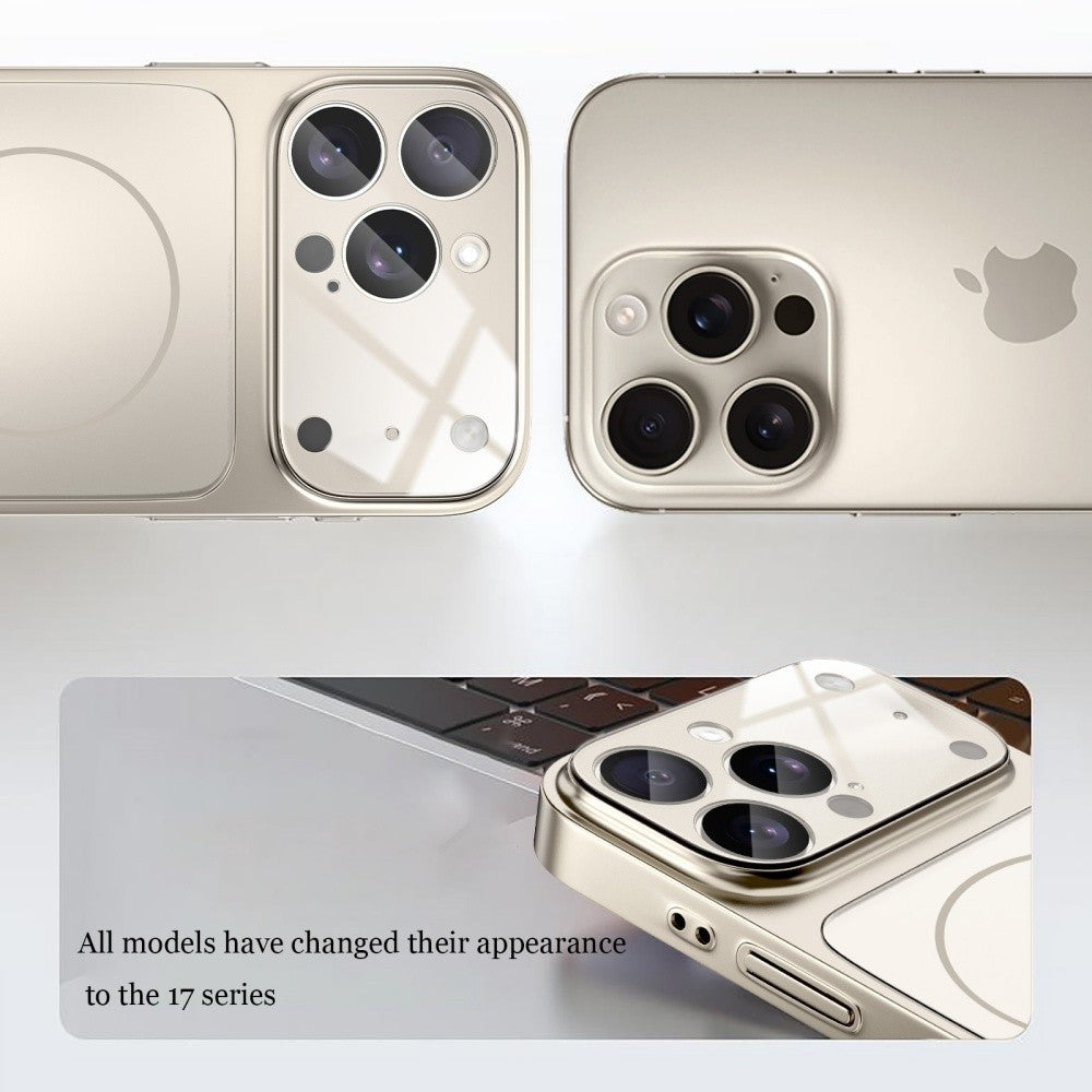 Capa de Vidro Fosco Nano Original para iPhone 17 Pro Max 16 15 14 13 Pro Max 17Air Magnética Magsafe Carregamento Sem Fio Armadura Funda