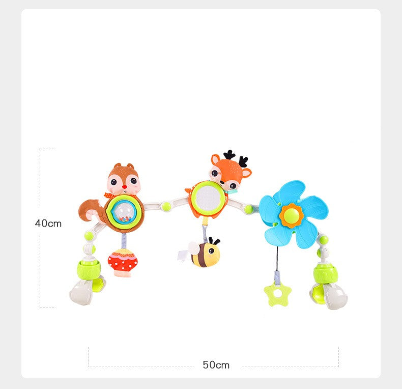 Children Activity Arch Toys Sensory Development Fine Motor Skills Toys Collapsible Hanging Mobile Toys Baby Car Seat Toys Gift