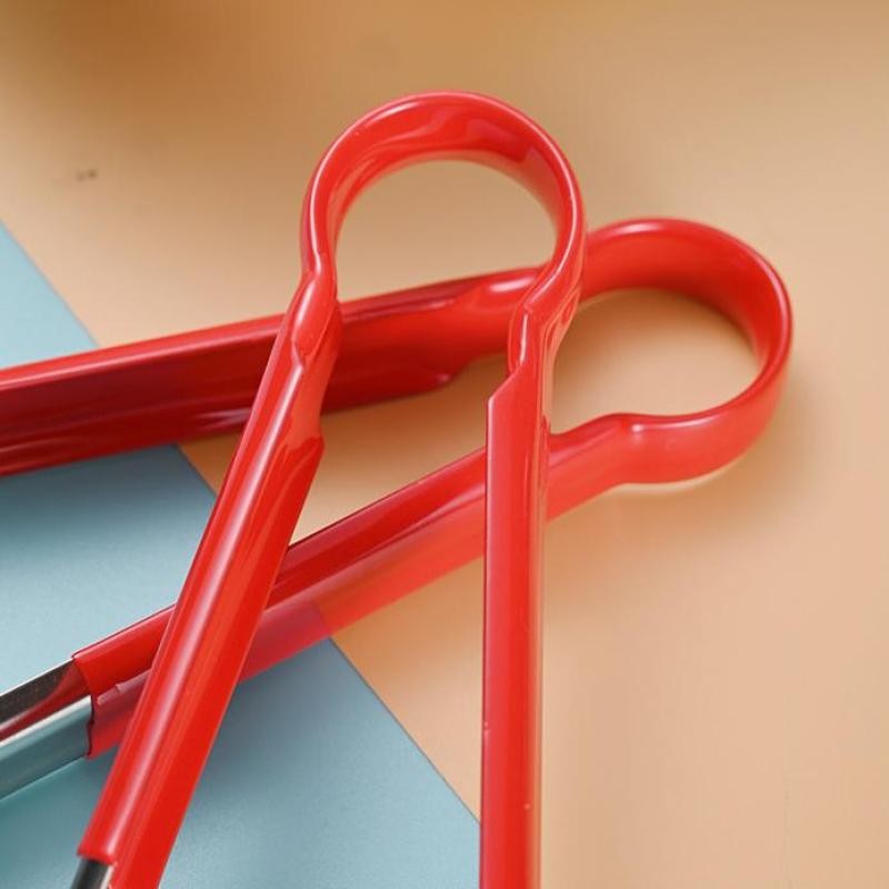 ?CC55?9/12/14inch Stainless Steel Food Clip Kitchen Restaurant Baking Bread Clip Multifunctional Barbecue Clip Steak Clip