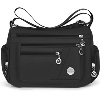 Fashionable Multi-Pocket Large Capacity Bag, Can Be Worn on One Shoulder or Diagonally, Casual and Versatile