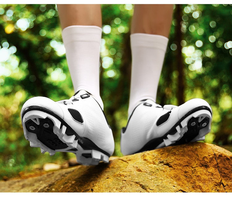 Cycling MTB Shoes with Clits Men Route Cleat Road Bike Speed Flat Sneaker Racing Women Bicycle Mountain Spd Biking Footwear