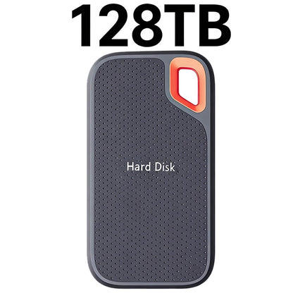 ?Marca+?SSD Portátil Real 128TB de Alta Velocidade Disco Rígido Externo 1TB Disco Rígido 16TB Dispositivo de Armazenamento USB 3.1 para Laptop/PC/Telefone/Mac