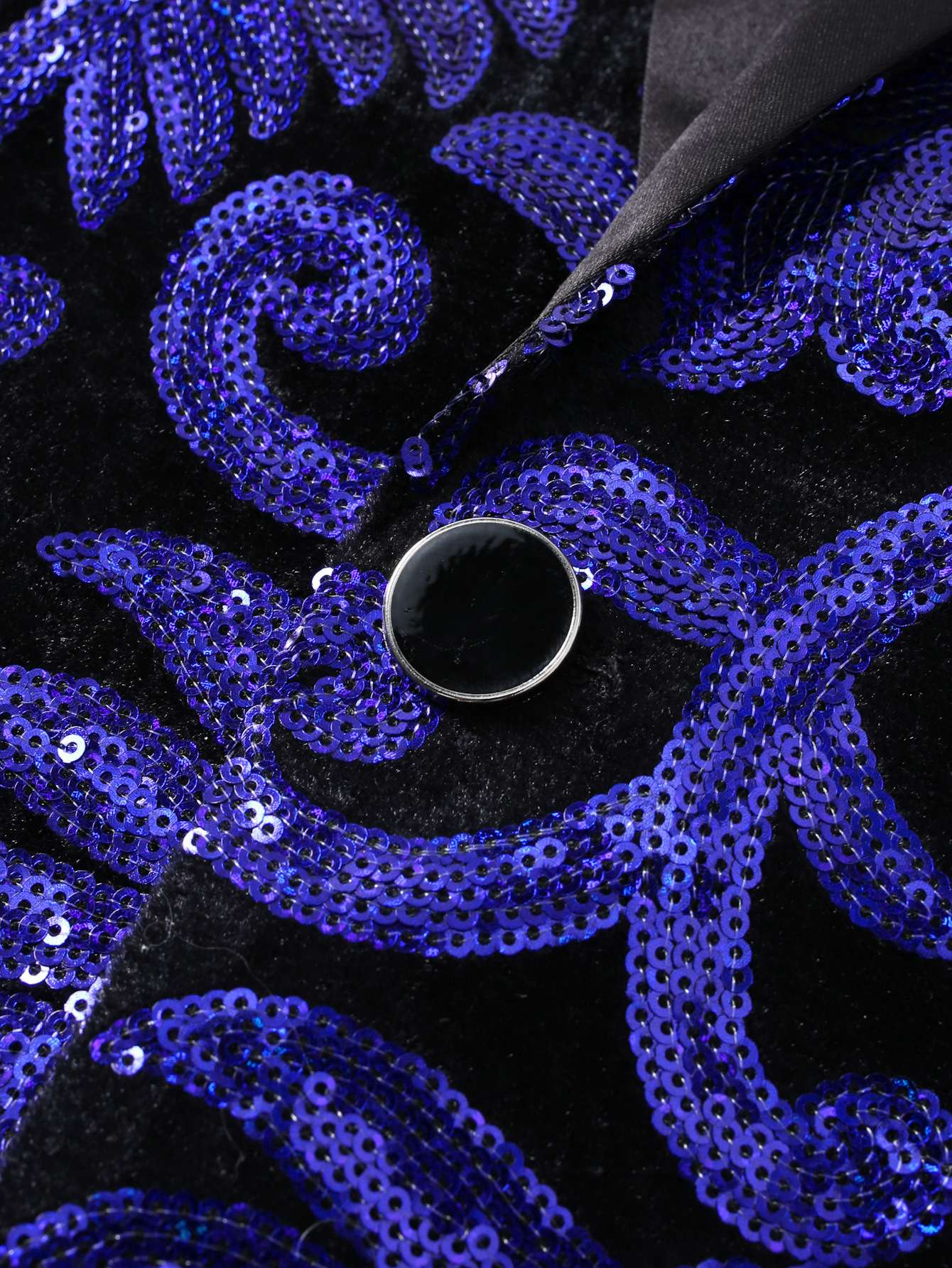 Shiny Sequin Embellished Single Button Stage Performance Outerwear in Blue Gold Green Purple Options for Men's Red Suit Jacket