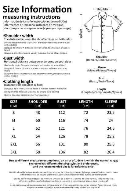 Music Men's Casual Shirt Rock Band 3d Print Guitar Hawaiian Shirt Men Summer Casual Short Sleeved Breathable Shirt Men Clothing