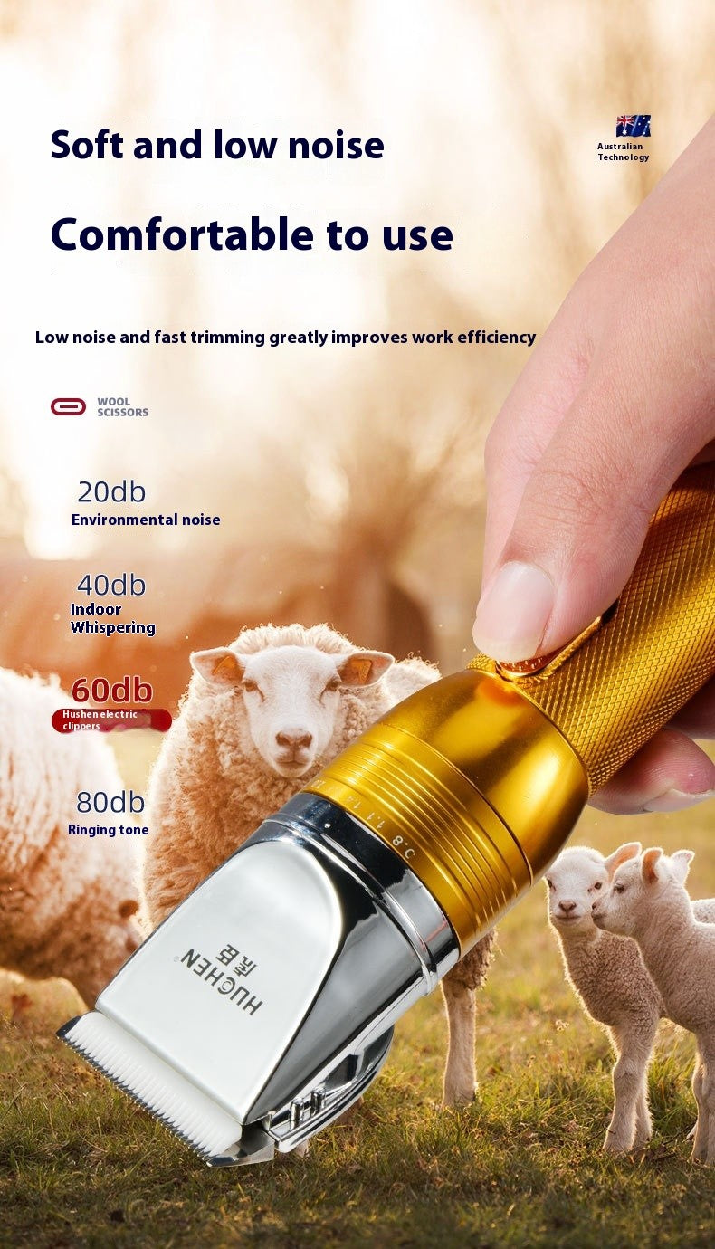 Tosquiador de Cabras Caxmira 380W 12V Sem Fio para Animais de Estimação Ovelhas Gatos Cães Coelhos Cortador de Pelo Elétrico para Tufagem de Carpetes