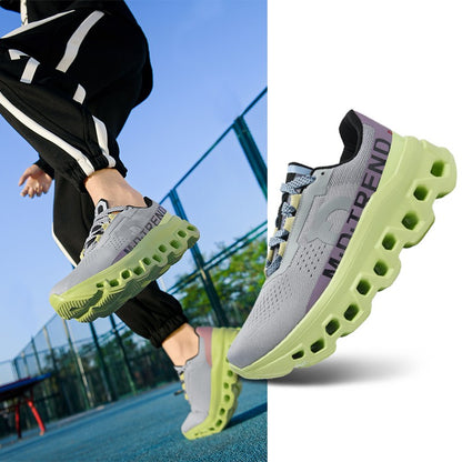 Marathon Men Sports Running Shoes Air Cushion Breathable Lightweight Male Comfortable Athletic Casual Sneakers Hiking Outdoor