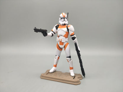 Lote de 3 Bonecos Soltos Star Wars Elite Force 501st 442nd Shadow Utapau Gree Shock Battalion Trooper 3.75" Coleção