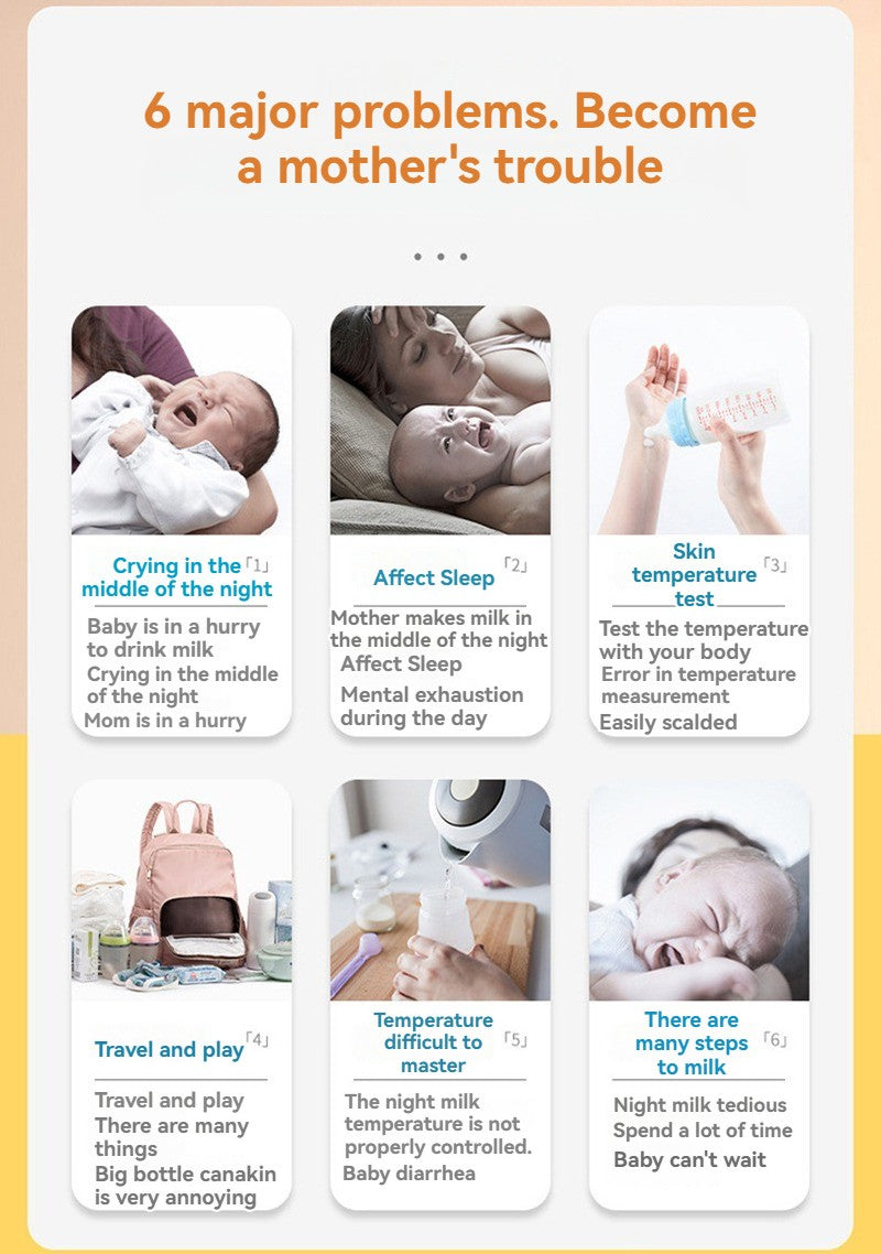 New Portable Heating Constant Temperature Bottle Insulation Sleeve Baby Bottle Insulation Warmer Winter Children's Product