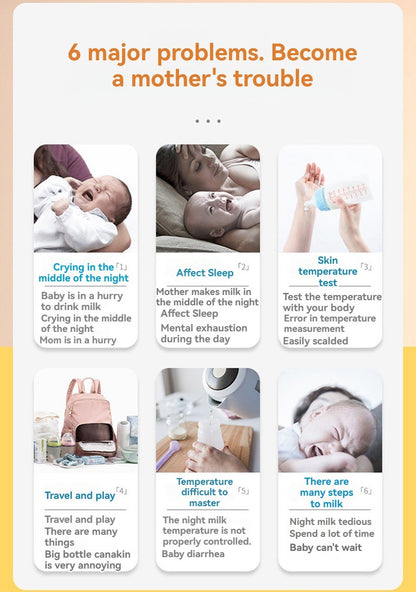 New Portable Heating Constant Temperature Bottle Insulation Sleeve Baby Bottle Insulation Warmer Winter Children's Product