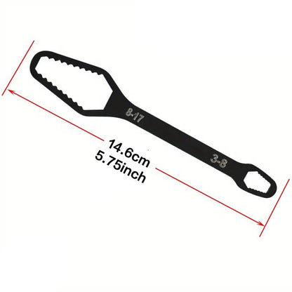 Chave Torx Universal para Carro 8-22mm Chave Autoajustável de Aperto Automático Chave Torx de Duas Pontas Chave Torx Ferramentas Manuais Novo
