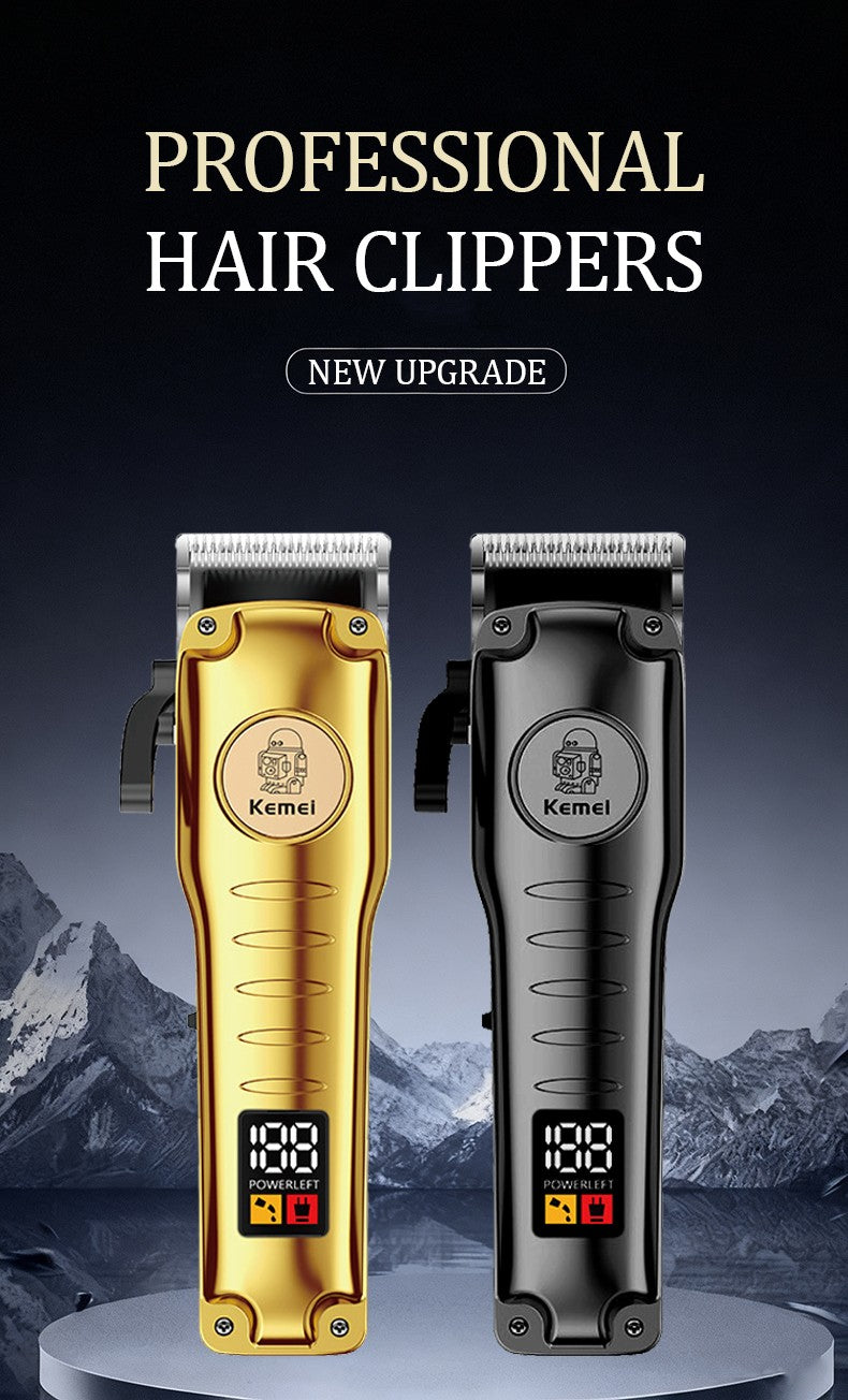 Kemei 510 Portable Travel Electric Hair Clipper Small Rechargeable Cordless Hair Cutting Machine Beard/Hair Trimmer Carving Too