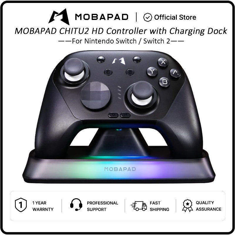 MOBAPAD CHITU 2 Matte Version Pro 2 HD Bluetooth Controller with Charging Dock For Nintendo Switch 1/2 PC Android iOS Gamepad