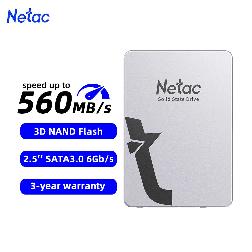 Netac SSD 1tb 2tb 4tb ssd disco rígido sata 480g disco rígido 512gb 256gb hdd hd Unidade de Estado Sólido Interna para Laptop notebook PC