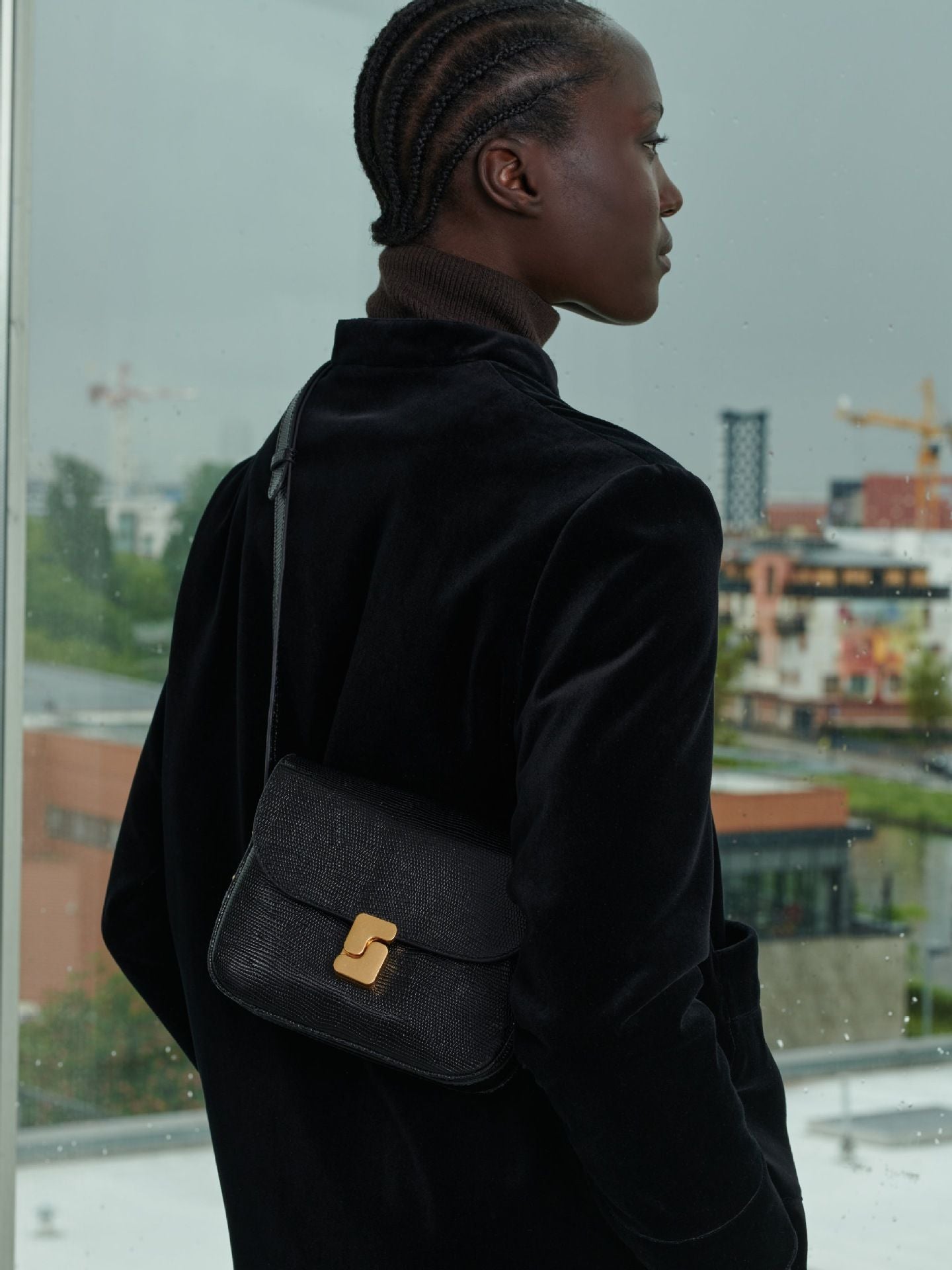 French niche design women's bag, top layer cowhide small square bag, premium texture tofu bag, single shoulder crossbody bag