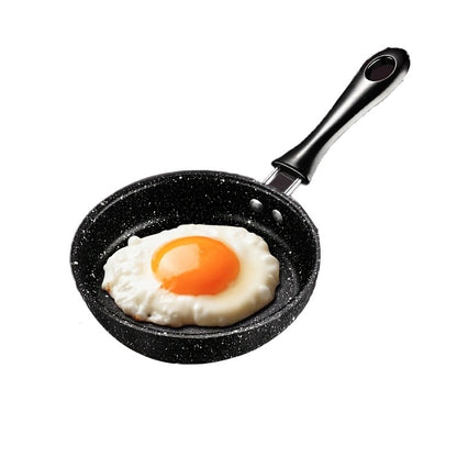 12cm Mini Nonstick Frying Egg Pan Portable Camping Cooking Omelet Pan Steak Frying Pan Gas Stove Induction Hob Kitchen Cookware