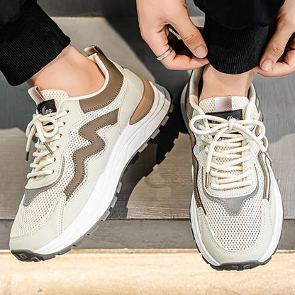 Men's Breathable Running Shoes Anti-skid Athletic Sneakers 2025 Casual Shoes Walking Shoes Lightweight Trendy Casual Sports Shoe