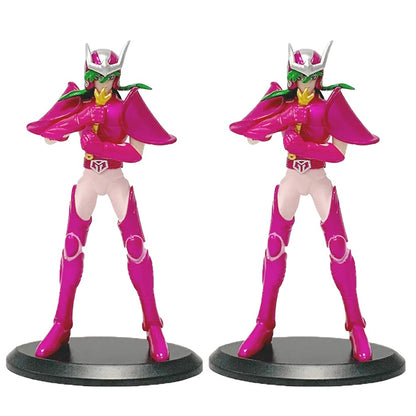 Saint Seiya Action Figurine Ikki Hyoga Seiya Shiryu Standing Myth Cloth Knights of The Zodiac Figures Model Toys Children's Gift