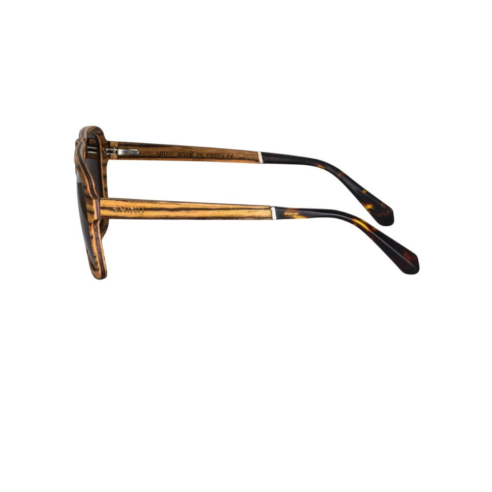 SHINU óculos de sol vintage de madeira masculinos óculos de sol polarizados masculinos madeira natural feitos à mão óculos de moda