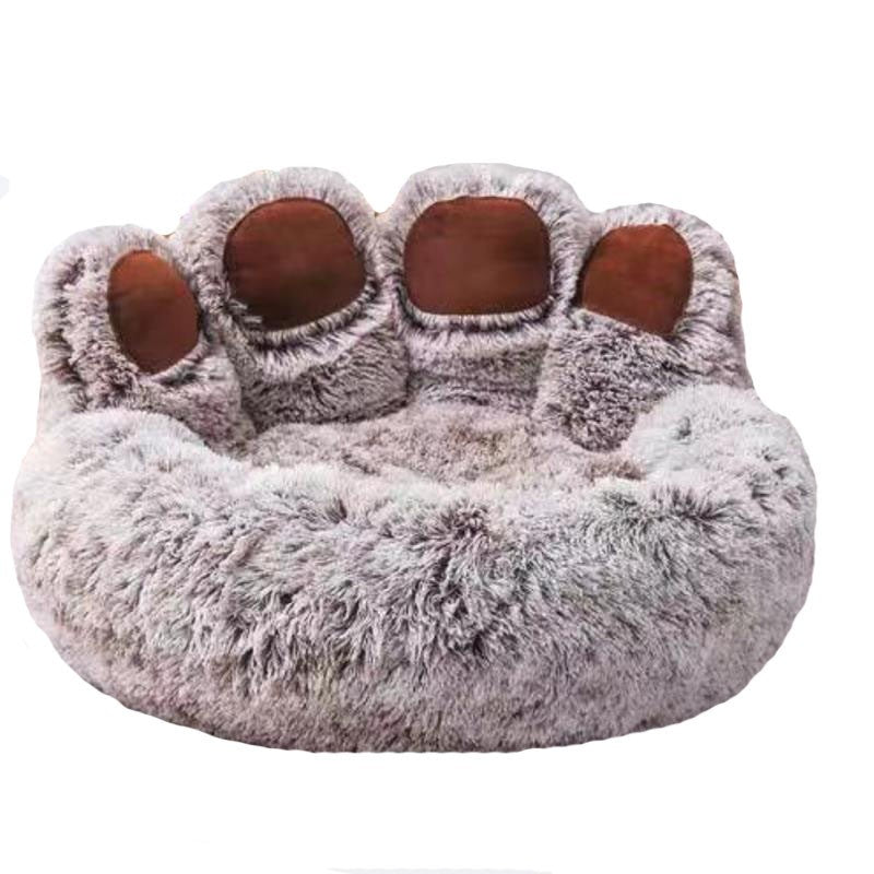Cama para Cachorro Macia Inverno Pelúcia Acessórios para Canil Produtos para Animais de Estimação Camas para Cães Grandes Sofá Cesto Pequeno Tapete Gatos Almofada Grande Filhote