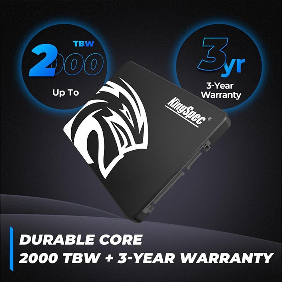 KingSpec SSD SATA 2.5" 128GB 256GB 512GB 1TB NGFF SATA 3.0 Unidade de Estado Sólido Interna para Desktop Notebook