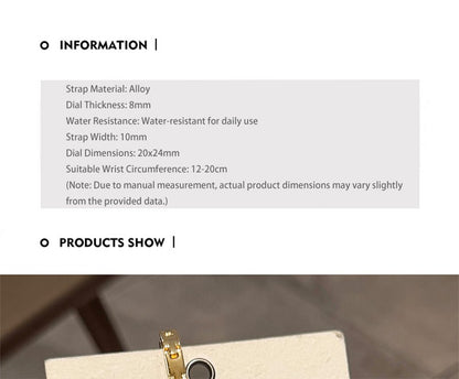 GEDI Square Watch Woman Gold Silver Small Dial Fashion Quartz Women's Wristwatches Ladies Luxury Vintage Bracelet Watch Gifts