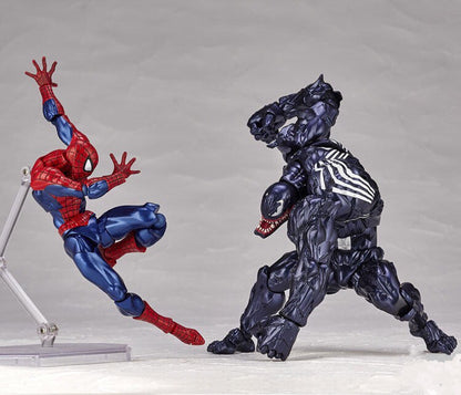 AMAZING YAMAGUCHI Carnificina Venom Homem-Aranha Marvel legends Boneco de Ação Articulado Modelo de Estátua com Rosto Mutável para Crianças de Brinquedo de Presente