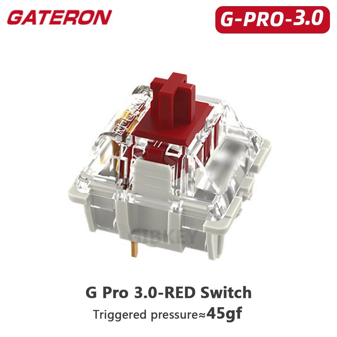 Switch Gateron White Yellow Silver Pro 2.0 V2 3 pin RGB linear Tátil Vermelho Marrom para teclado mecânico hot-swappable