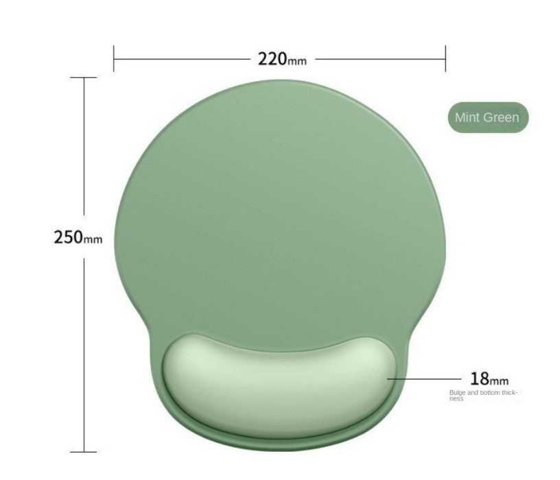 Mouse Pad com Suporte de Punho Gradiente, Tapete de Rato Antiderrapante, Mousepad Macio com Apoio de Punho, Mouse Pad de Silicone para Computador