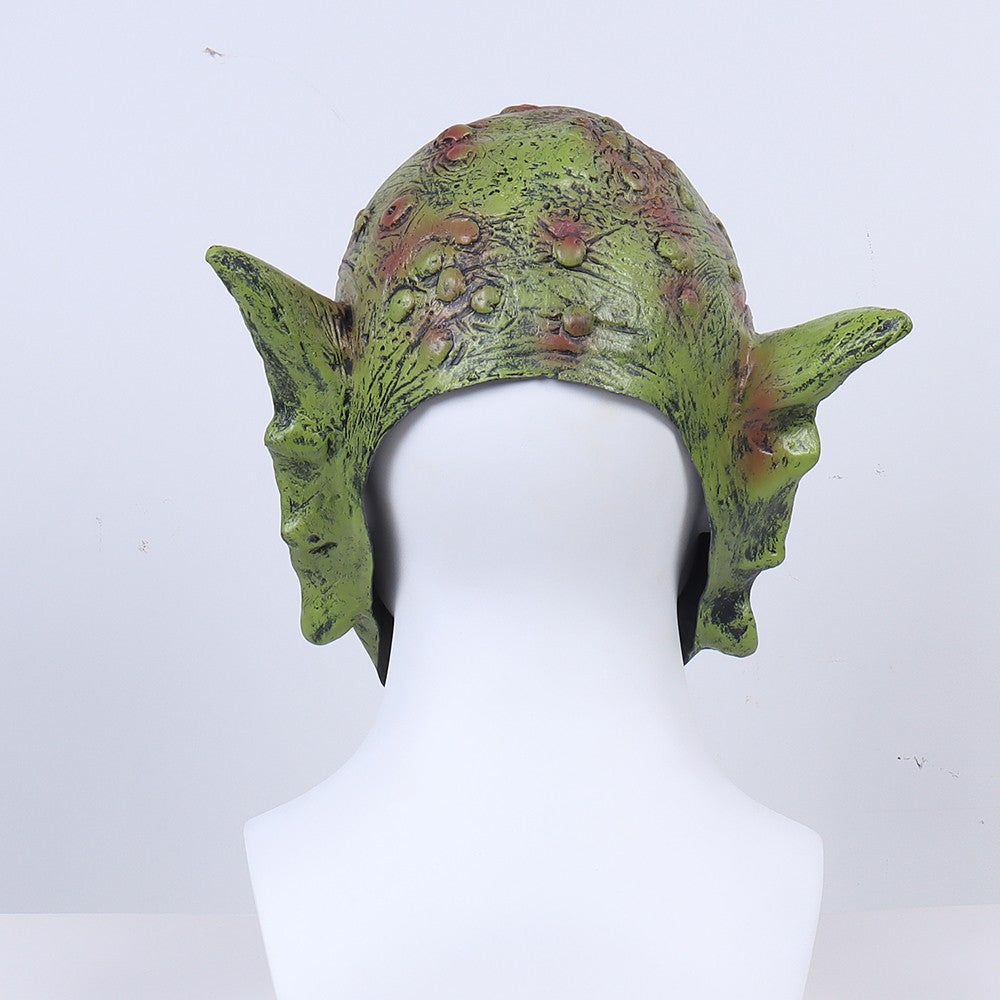 Goblin Mask Evil Orc Masks Greepy Gnome Face Masques Latex Mascarillas Goblinoid Mascaras Halloween Costume Carnival Helmet Prop