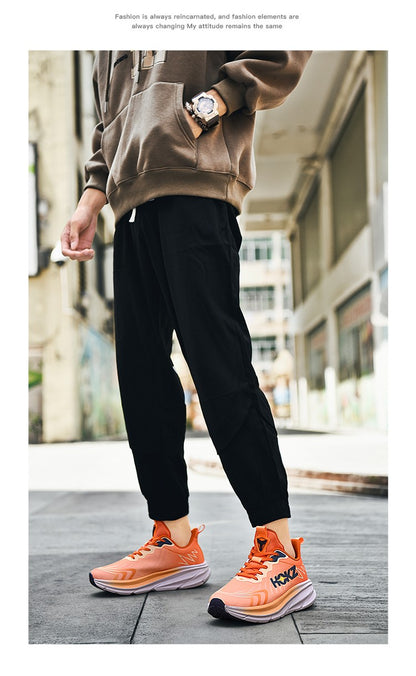 Tênis de Corrida Masculino com Placa de Carbono e Amortecimento de Ar, Tênis Esportivo Feminino Macio e Robusto, Sapatos Casuais para o Dia a Dia e Caminhada ao Ar Livre
