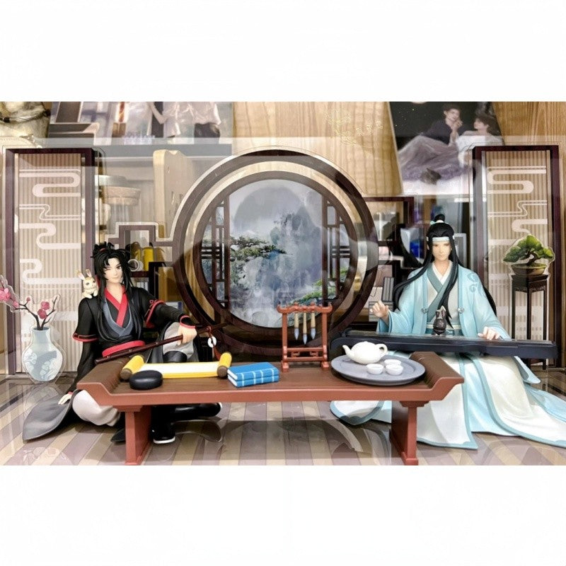 Mo Dao Zu Shi Yunge Yayun Wei Wuxian Lan Wangji Figures Genuine Anime Peripheral Collectible Model Desktop Decoration Doll Gift
