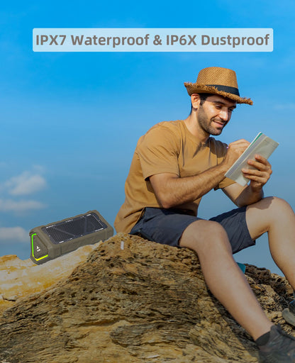Caixa de som Bluetooth MLOVE P3 para ambientes externos, potência de saída de 40W, Bluetooth 5.3, som estéreo, à prova d'água IPX7, cartão Micro SD, luz RGB