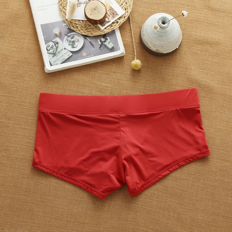 Men's underwear with milk silk comfortable sports boxer