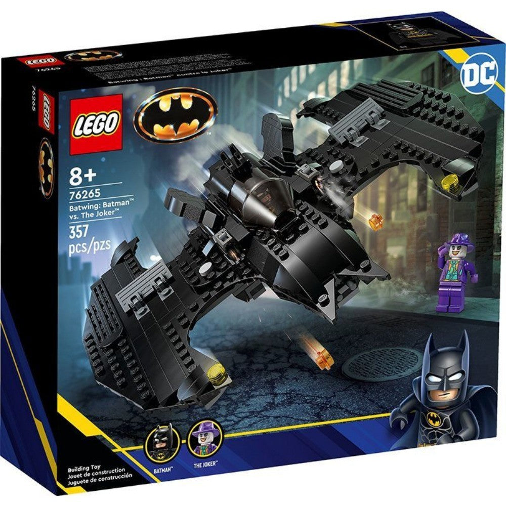 Lego 76265 Batwing: Brinquedo de Blocos de Montar Batman™ vs. O Coringa™ para Crianças de 8+ Anos Presente de Aniversário e Natal 357 Peças