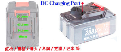 Power Tool Parts Lithium Electric Power Warm Air Blower Fan Heater Hot&Cold Wind Dual Mode For Makita For Bosch Li-ion Battery