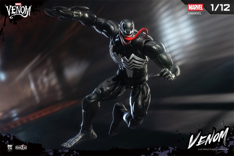 Blokees Original Homem-Aranha Venom Versão HQ 15.5CM 1/12 STARK SUIT Clássico Figura de Ação Montada Coleção Brinquedo Presente