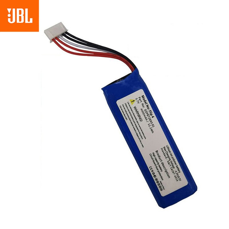 Bateria de Substituição 100% Original para Alto-falante Sem Fio GSP872693 01 4000mAh para Baterias JBL Flip 4 /Flip 4 Special Edition